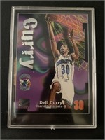 1997 Z FORCE DELL CURRY CHARLOTTE BASKETBALL CARD