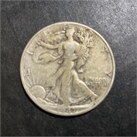 1947 STANDING LIBERTY SILVER HALF DOLLAR