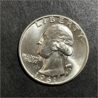 1961-D WASHINGTON SILVER QUARTER