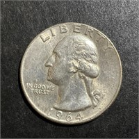 1964-D WASHINGTON SILVER QUARTER