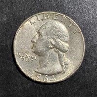 1964-D WASHINGTON SILVER QUARTER