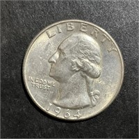 1964-D WASHINGTON SILVER QUARTER