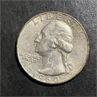 1960-D WASHINGTON SILVER QUARTER