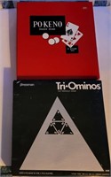 Tri-Ominos and Po-Keno Games