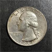 1964-D WASHINGTON SILVER QUARTER