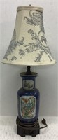 BLUE ORIENTAL TABLE LAMP