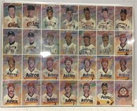 1980S HOUSTON ASTROS BASEBALL COLLAGE