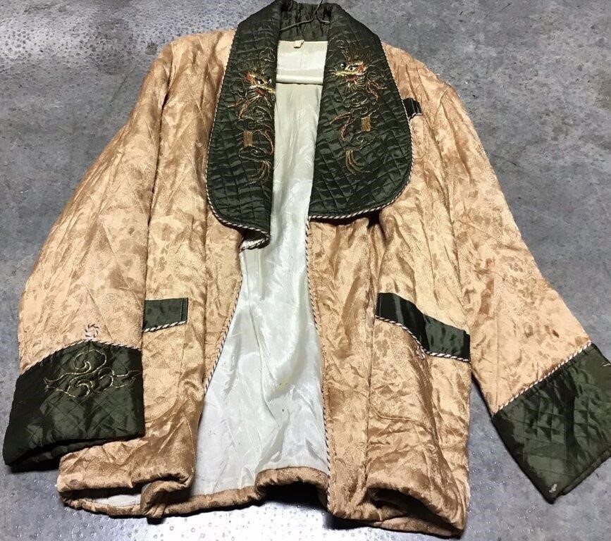 ORIENTAL SILK JACKET LARGE