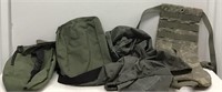 LOT OF MILITARY BAGS