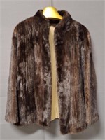 Brown Fine fur Vincent’s Lucille Surface Jacket