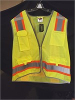 Size:XL ANSI Class 2 HI-VIS vest