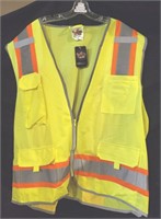 Size:2XL ANSI Class 2 HI-VIS vest