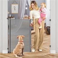 42 Inch Extra Tall Baby Gate for Kids 55" Wide Re