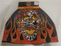 Printed Beanie "Fire Skull"