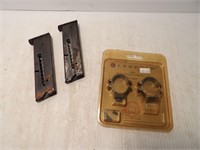Leupold Scope Ring Set/Sm Caliber (appear 22) Mags