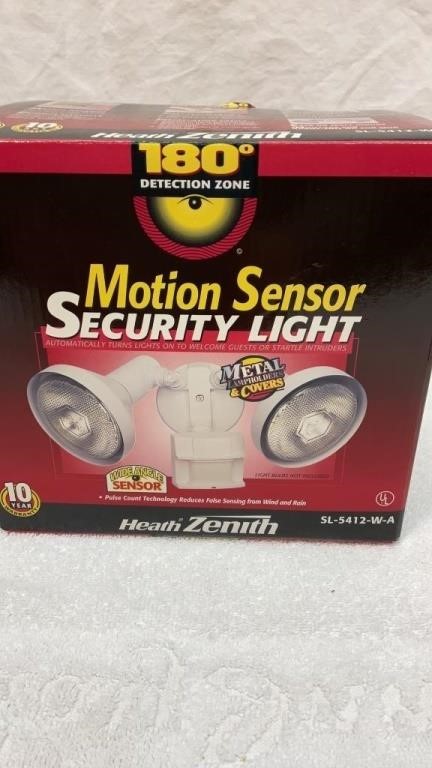 New motion sensor light