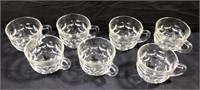 Punch bowl cups. No punch bowl. 7ct