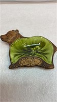 Vtg Treasure Craft bear ashtray