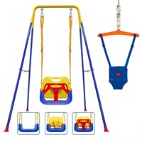 *LuxeDwell 2-in-1 Swing Set for Toddler and Baby J