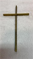 Solid brass cross