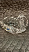 Crystal Swan jewelry bowl