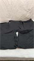 Five pair black stretch pants