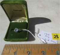 14k ring w/stone, 2.6 grams