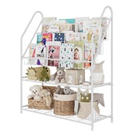 *Emiosmt Bookcase for Children 5-Tier Metal Kids B