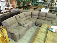 Large Sectional w/ 3 Electric Recliners