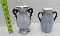 2 Lusterware Vases from Slovakia