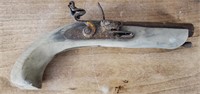 Antique Black Powder Pistol Wall Hanger