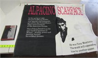 Al Pacino "Scarface" Flag w/ DVD