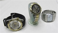 Lot of Men's Watches- Need Batteries