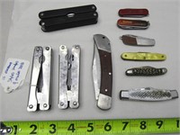 Lot of Knives + Multi-Tools