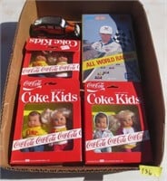 Coke kids dolls, All World racing cards