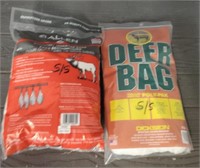 Elk & Deer Bags In Sealed Pkgs