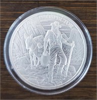 1 oz Silver Prospector/Burro Round