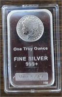 1 oz Silver Morgan Bar