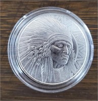 1 oz Silver Indian Chief Round