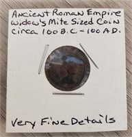 Ancient Roman Empire Widows Mite Circa 100BC-100AD