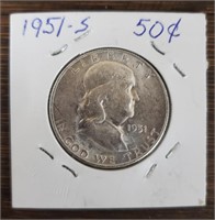 1951 Silver Liberty Bell Half-Dollar