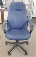 Rolling Blue Office Chair