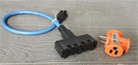 12 GA Extension Cord Triple Outlet