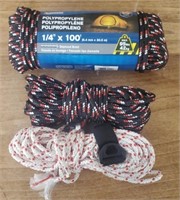 (3) Bundles of Polypropylene Rope