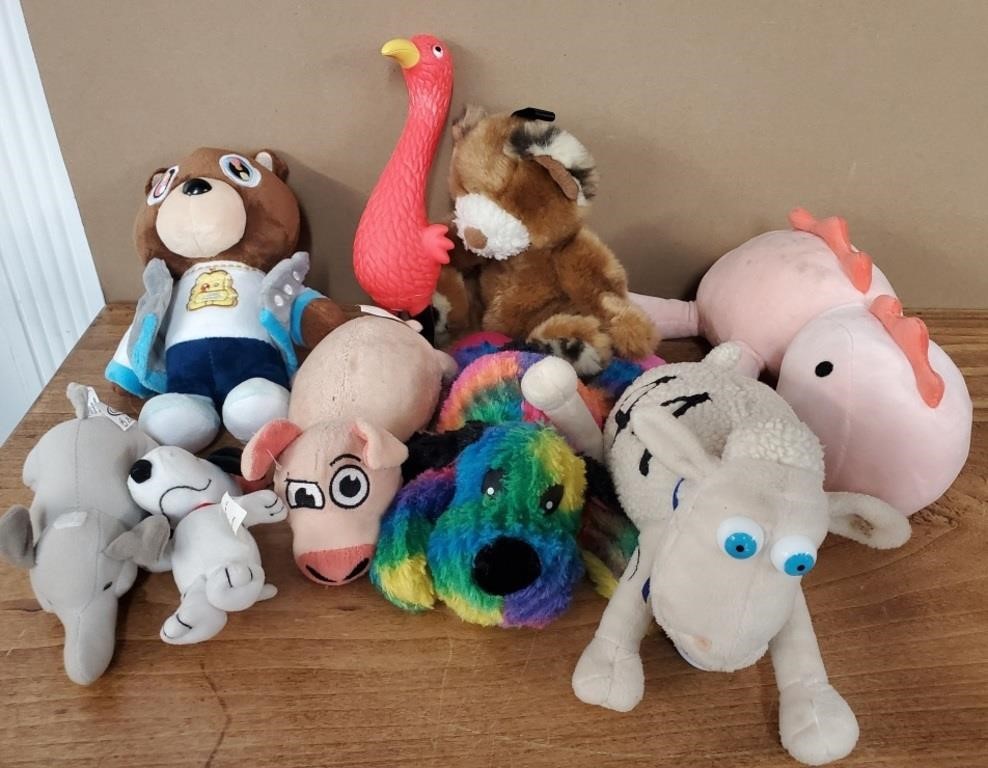 Variety of Dog Toys