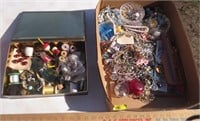 Sewing items, costume jewelry