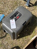 188) Rubbermaid Tool Box with tools, sockets and