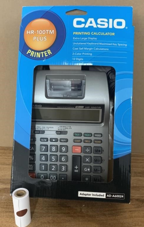 New Casio Printer Calculator