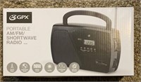 New GPX Portable AM/FM Radio