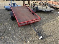 27) 4'x8' utility trailer w/metal dump bed-BS ONLY